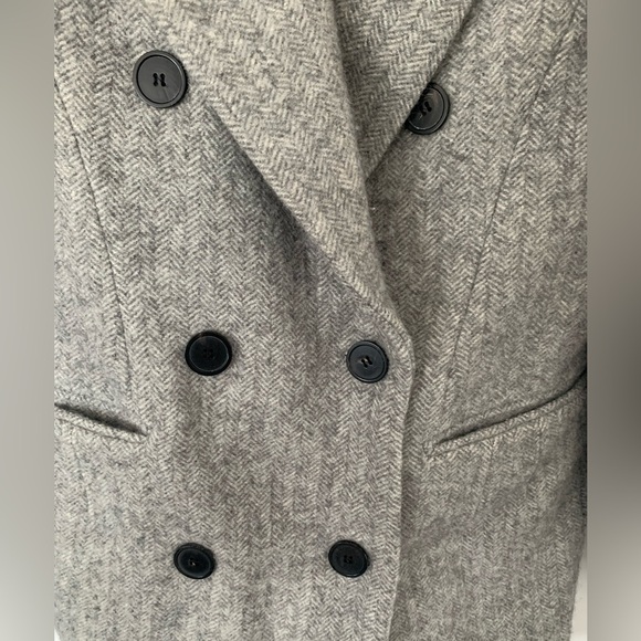 RARE Isabel Marant Alpaca Wool blend double breasted pea coat jacket - Picture 3 of 5